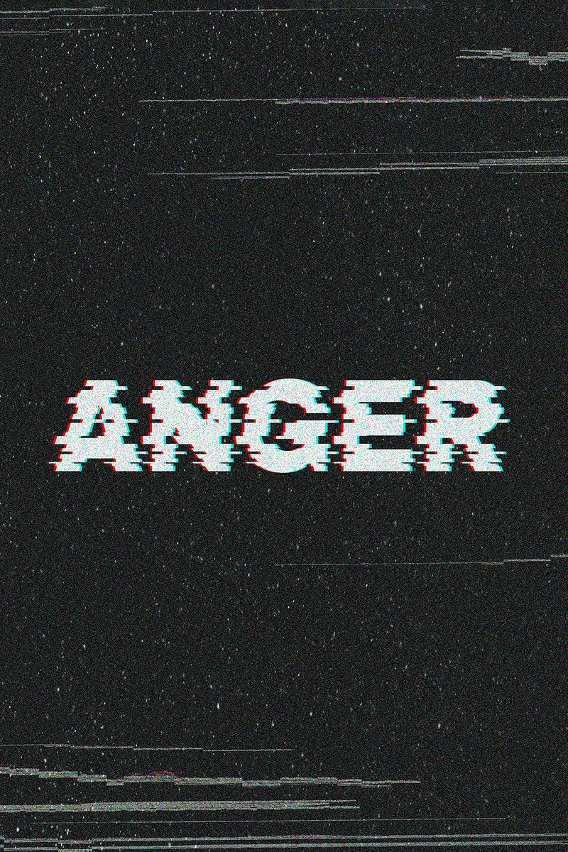 Anger blurred word typography on black background. free image by rawpixel.com / macc. Typography, Black background, Free illustration image