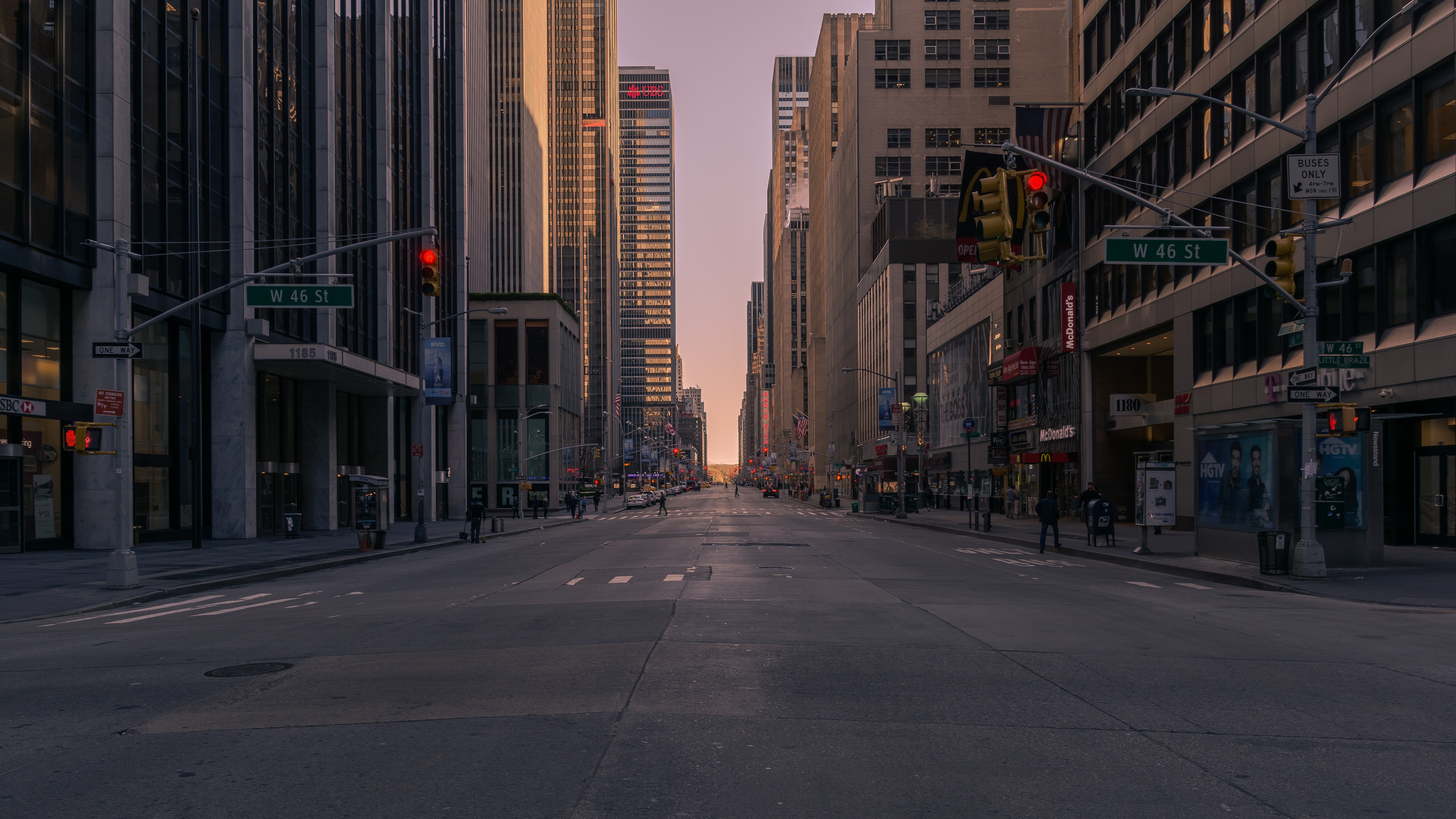 Empty Streets Picture. Download Free Image