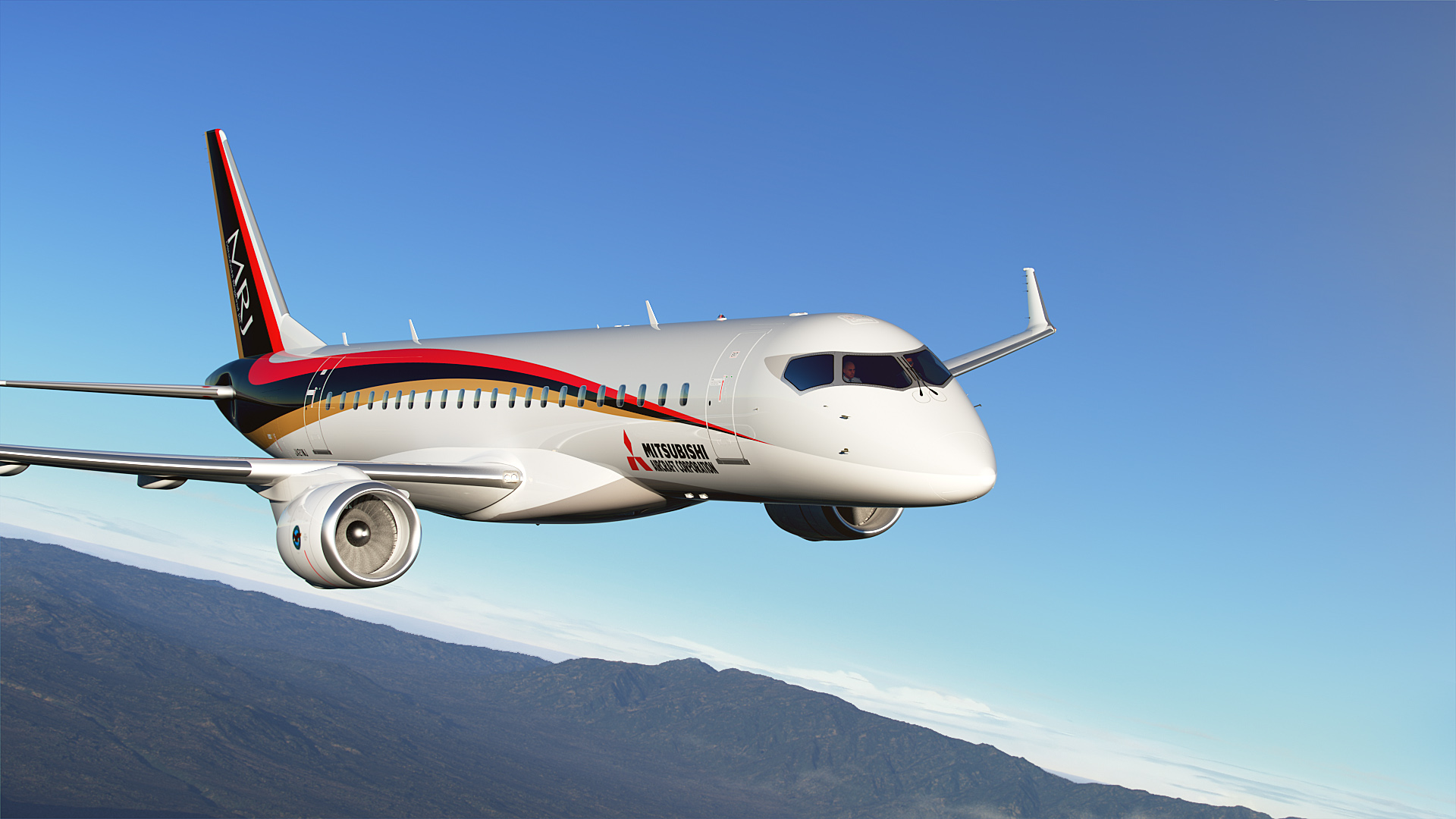 MRJ Successfully Completes First Flight