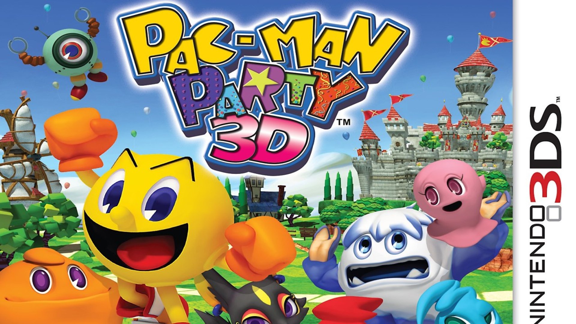 Pac Man Party 3D Gameplay (Nintendo 3DS) [60 FPS] [1080p]