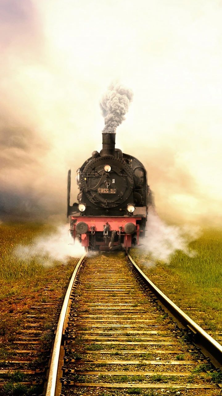Spring Train Background Train Track Spring Wallpapers - Wallpaper Cave