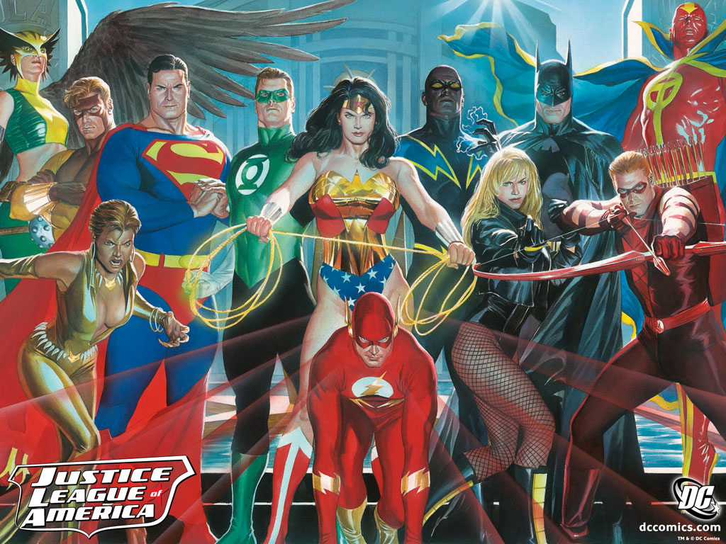 Justice League of America wallpaper Art Community GALLERY OF COMIC ART