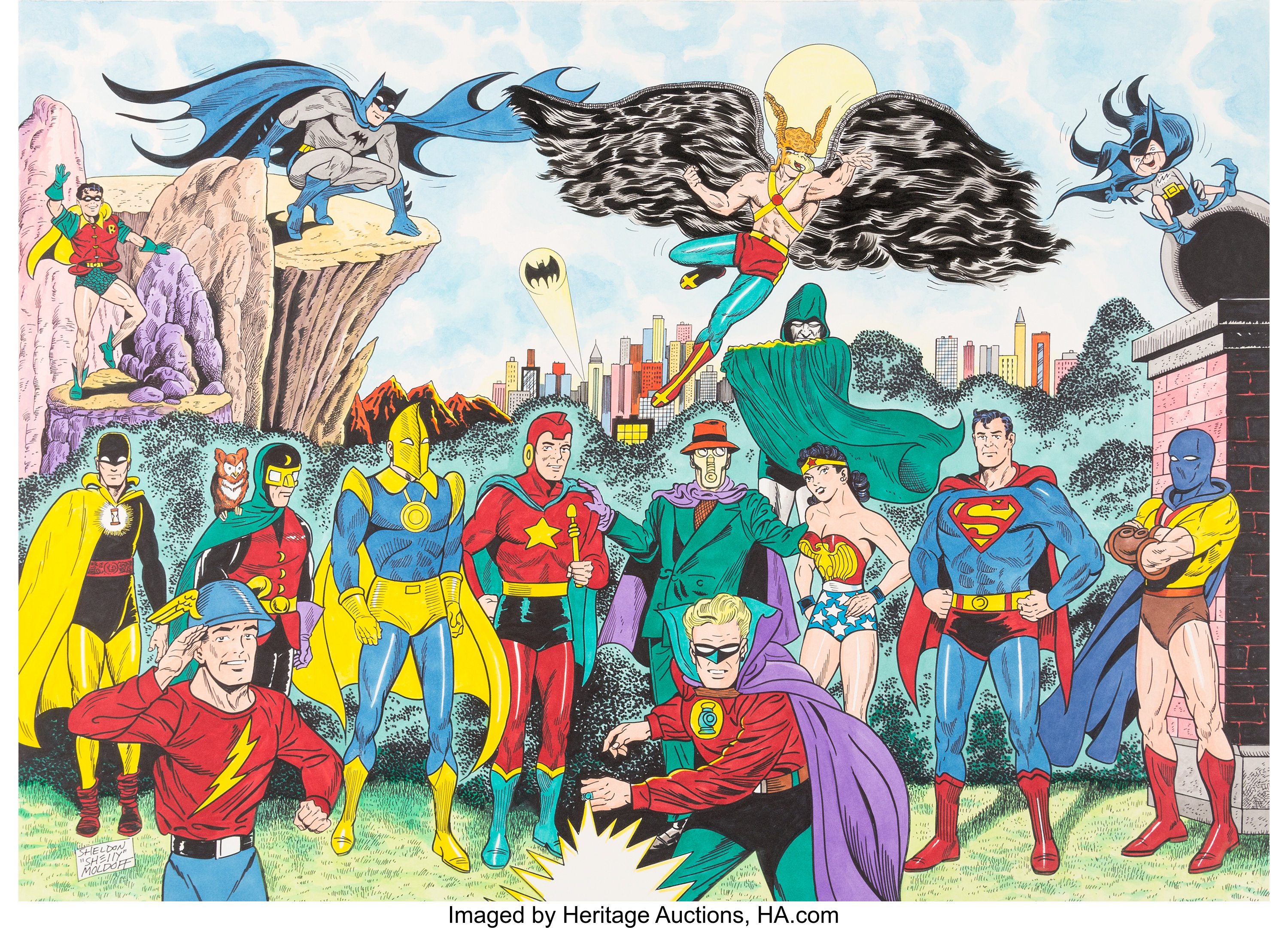 Justice Society Of America HD Wallpaper