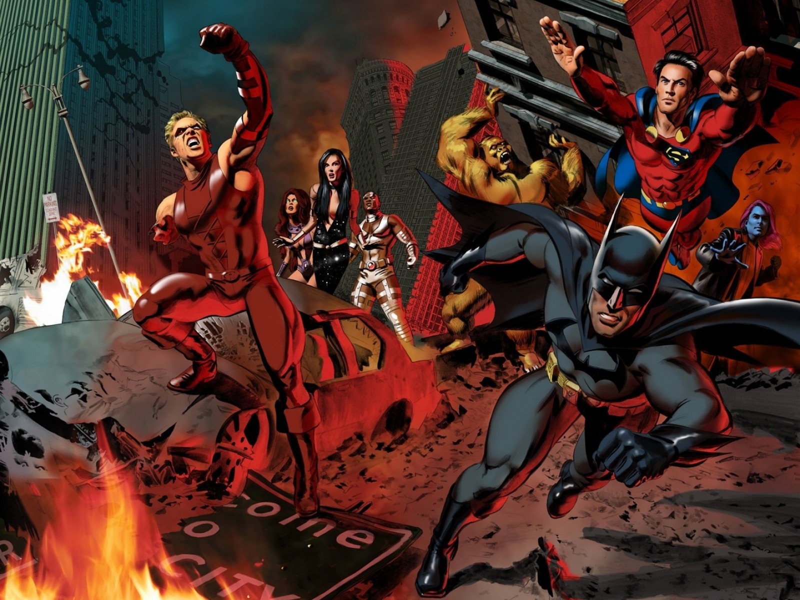 Justice League of America # 43 Wallpaper Art Community GALLERY OF COMIC ART