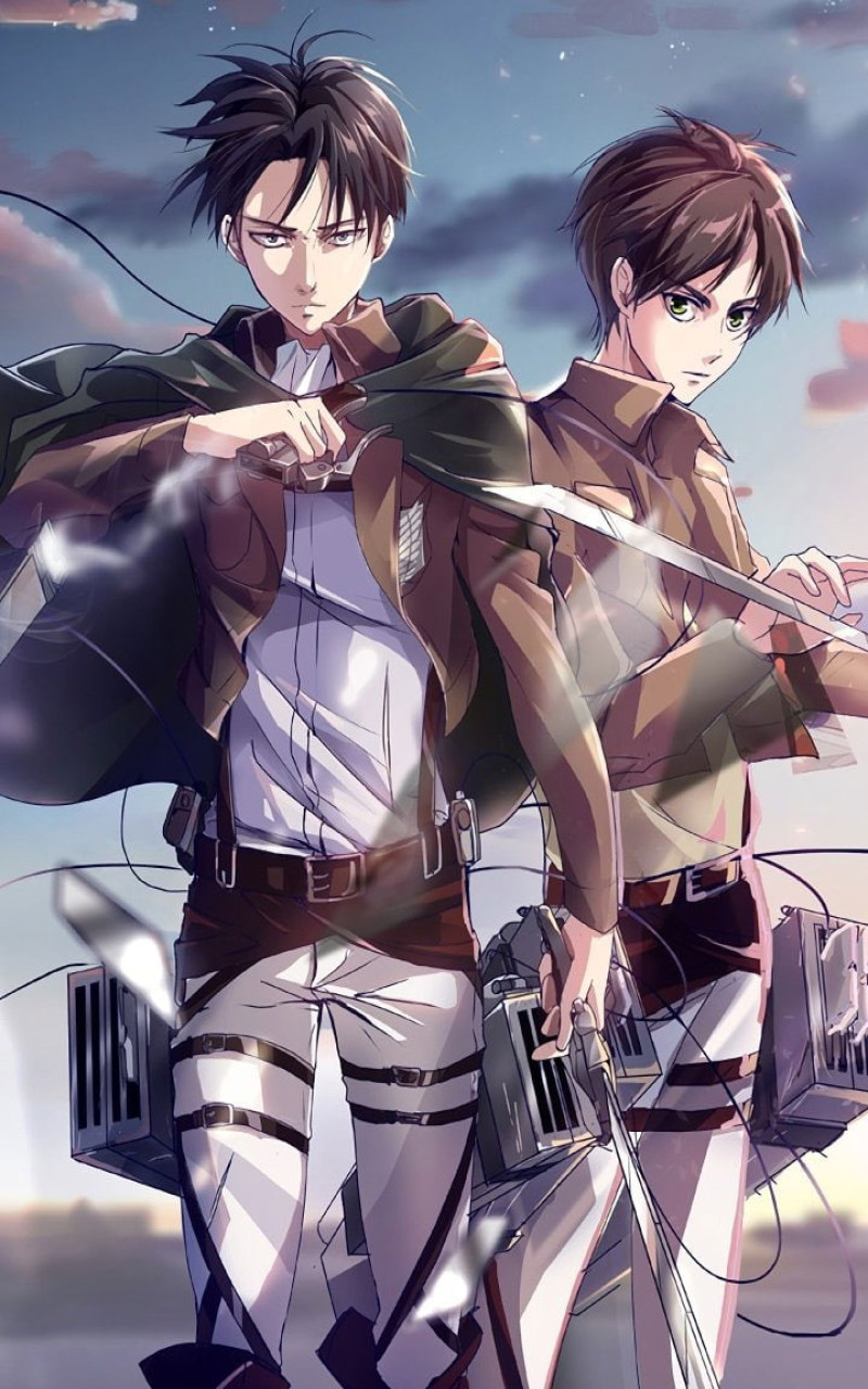 Wallpaper Anime, Attack On Titan, Eren Yeager, Levi • Wallpaper For You