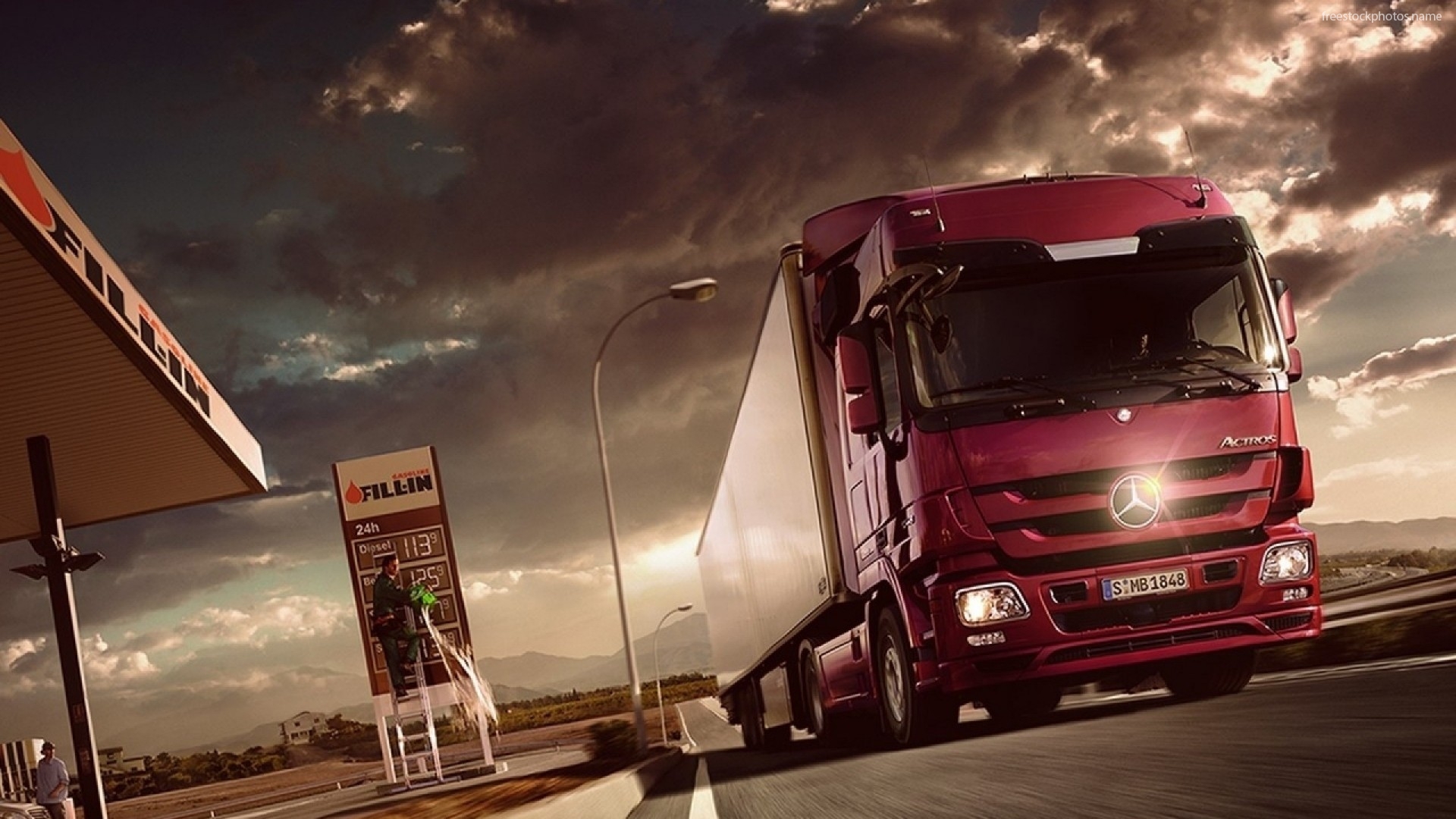 Mercedes Benz Actros Transportation Trucks Vehicles