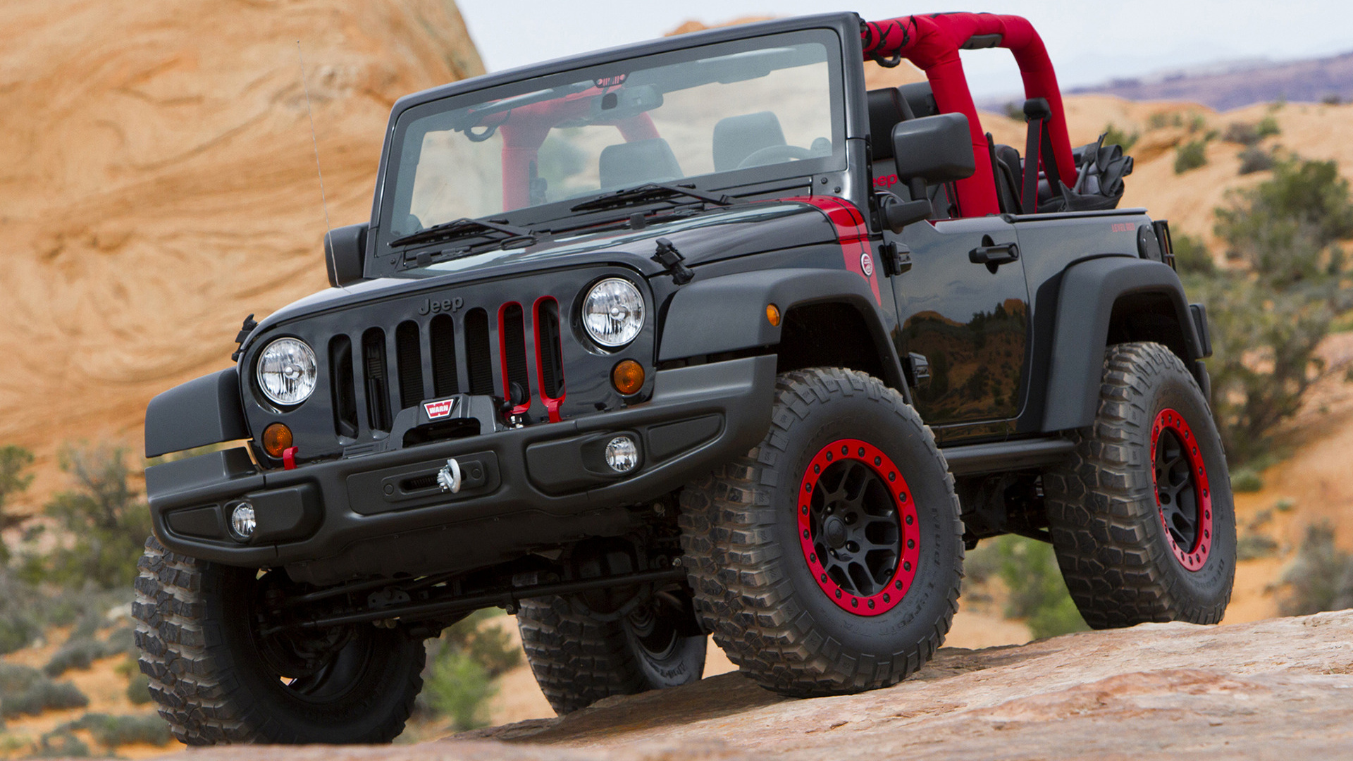 Jeep Wrangler Level Red Concept and HD Image