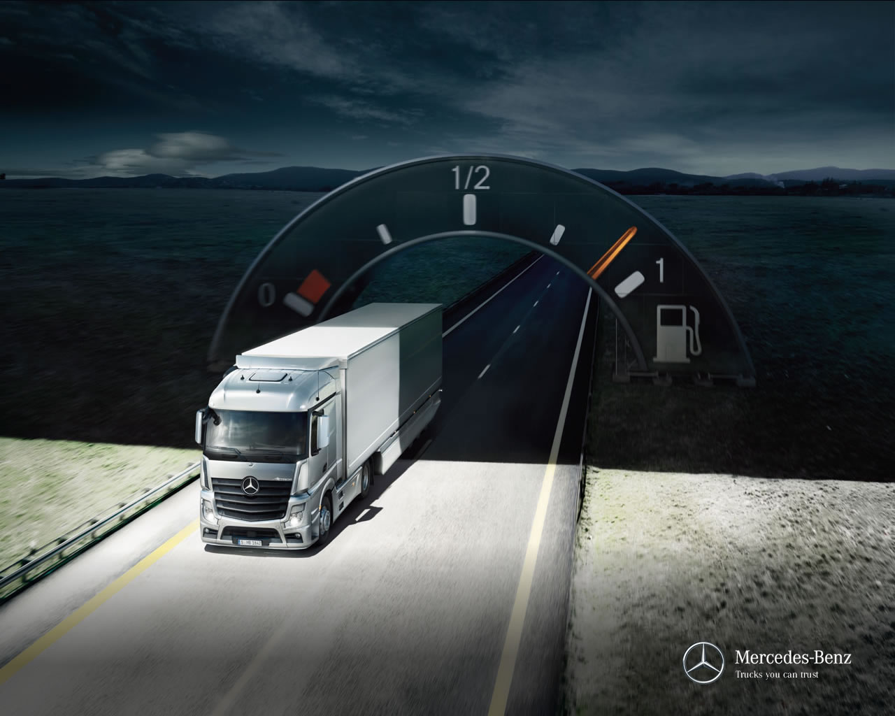 Mercedes Benz Actros: Wallpaper. The World Of Mercedes Benz AMG