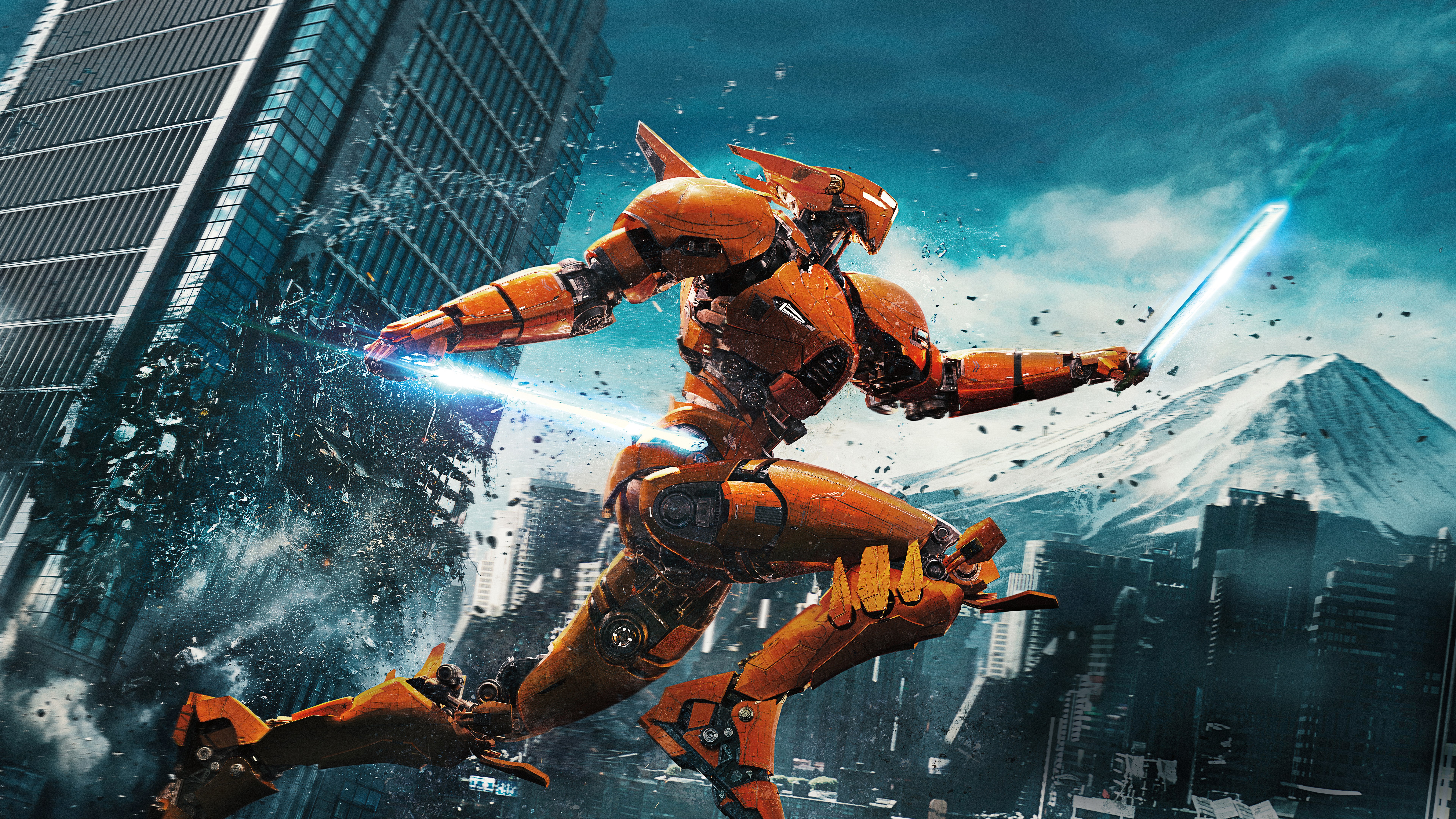 Saber Athena Ionic Twinblade Picific Rim 2 Uprising Jaeger 8K