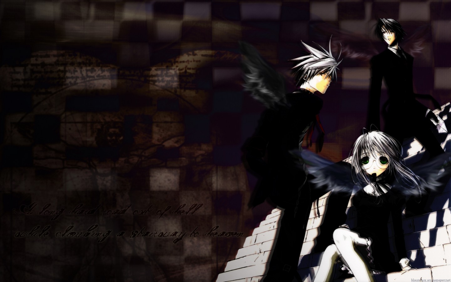 akatsuki chika dark kita michiru tachibana shito zombie loan. konachan.net.com Anime Wallpaper