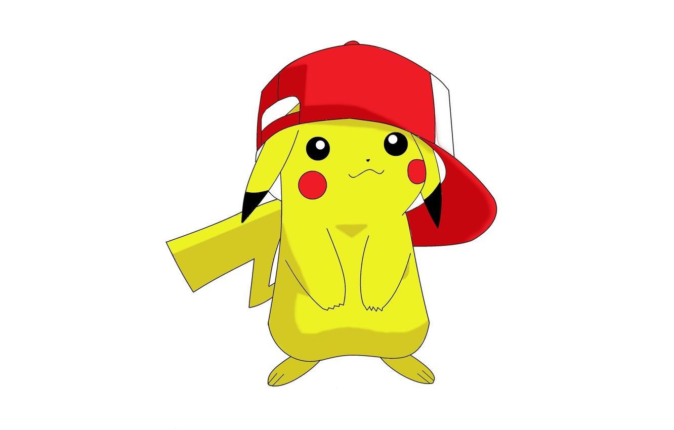 Wallpaper game, yellow, anime, cap, Pokemon, cute, manga, Pikachu image for desktop, section прочее