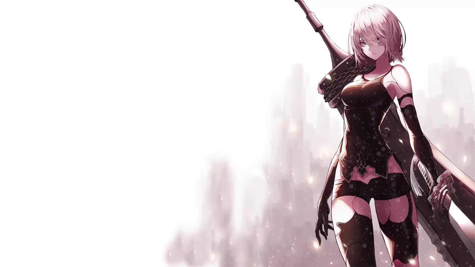 Yorha A2 Winds Nier Automata Live Wallpaper Desktop Wallpaper