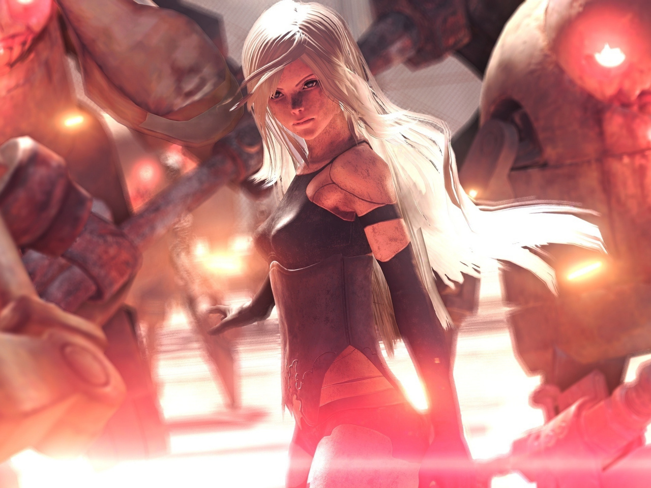 White Hair, A2, Nier Automata A2 Mods Wallpaper & Background Download