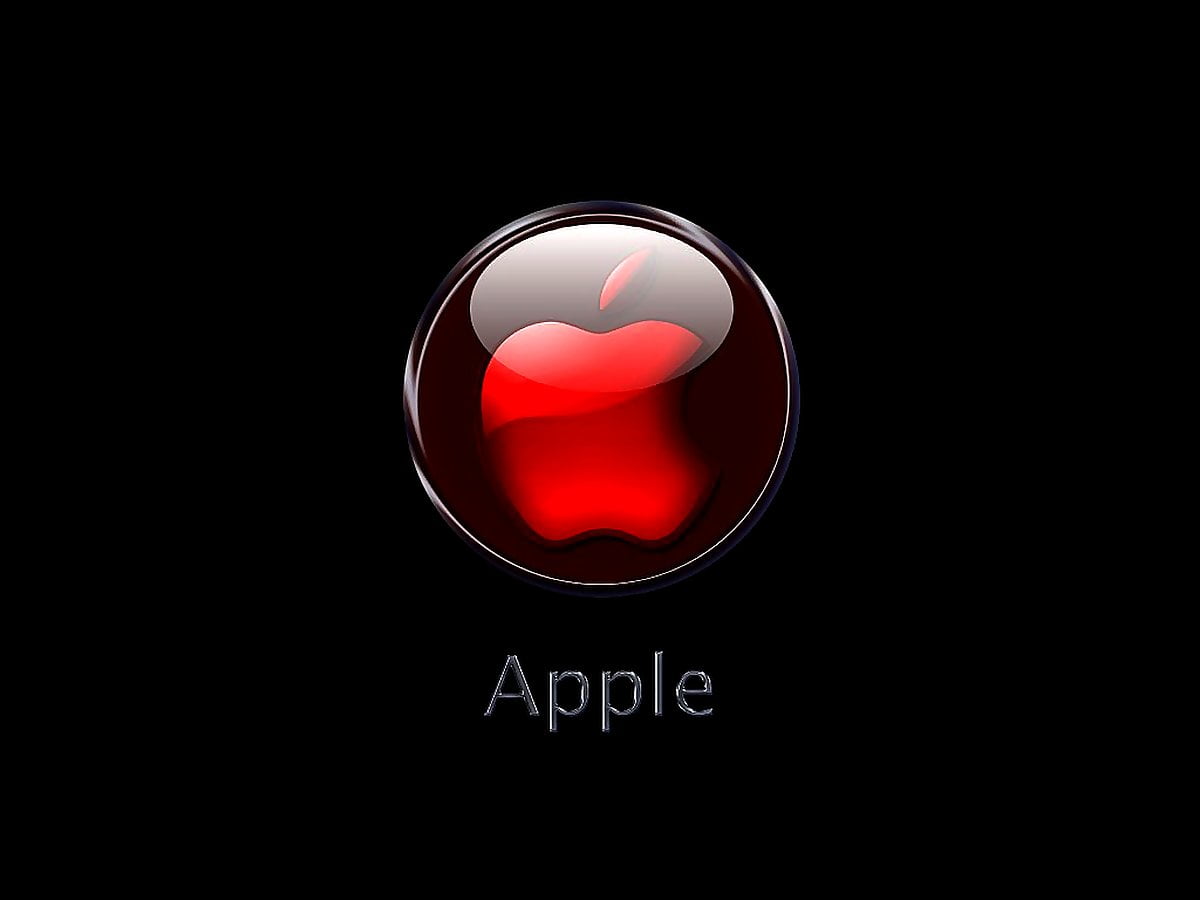 Cool wallpaper Apple Logo, Red, Design. FREE Download background