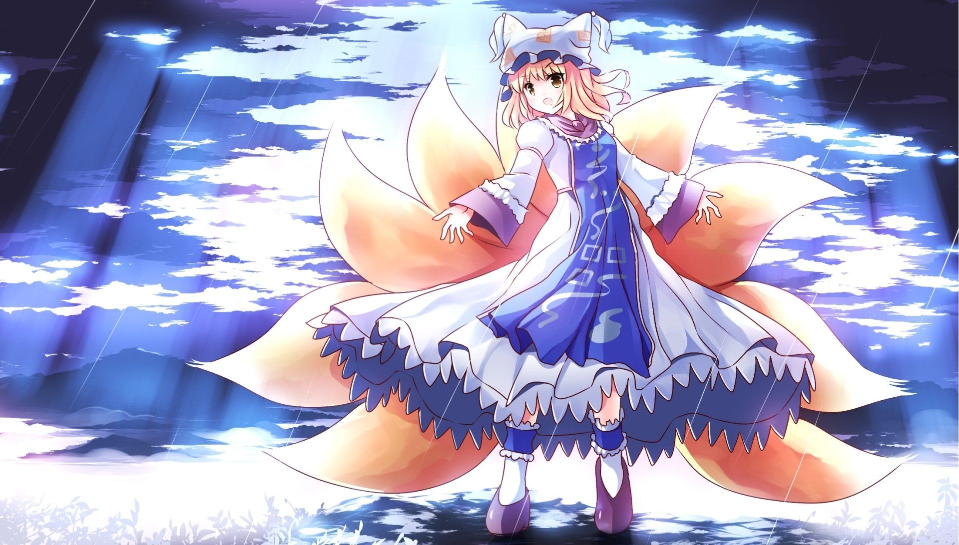 Anime Touhou Ran Yakumo Wallpaper. Yakumo, Anime, Animal ears