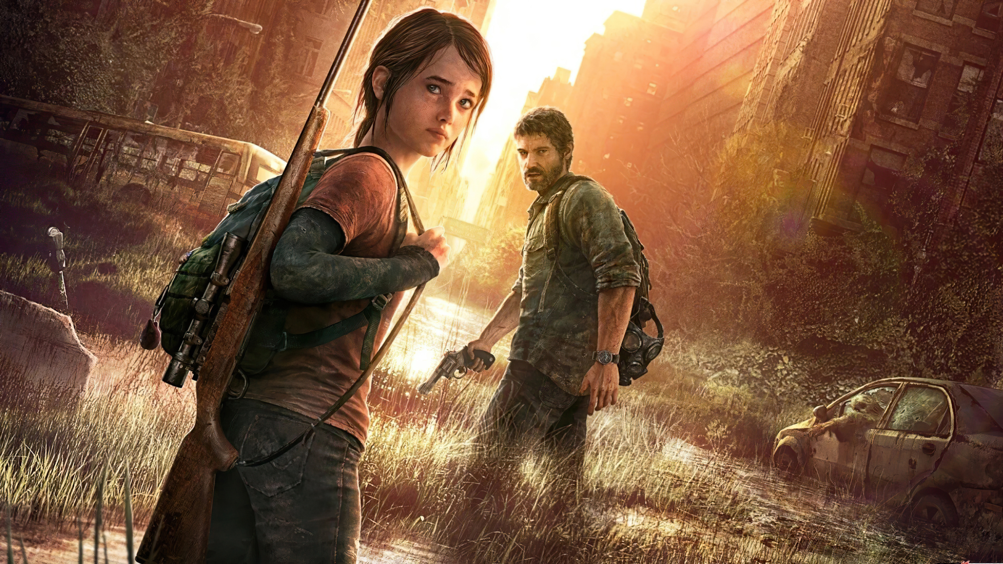 Joel, Ellie (The Last of Us) 4k Ultra HD Wallpaper