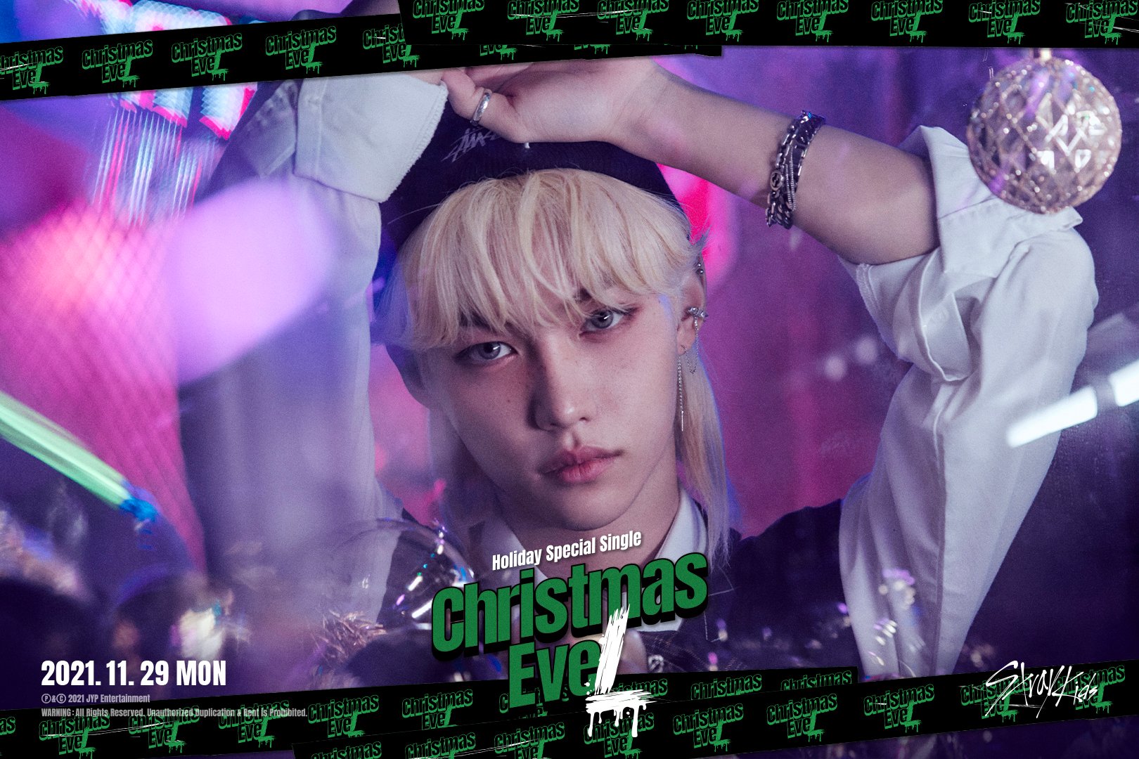 Stray Kids Christmas EveL Teaser Photo (HAN, Felix, Seungmin, I.N) (HQ HD)-Pop Database Dbkpop.com