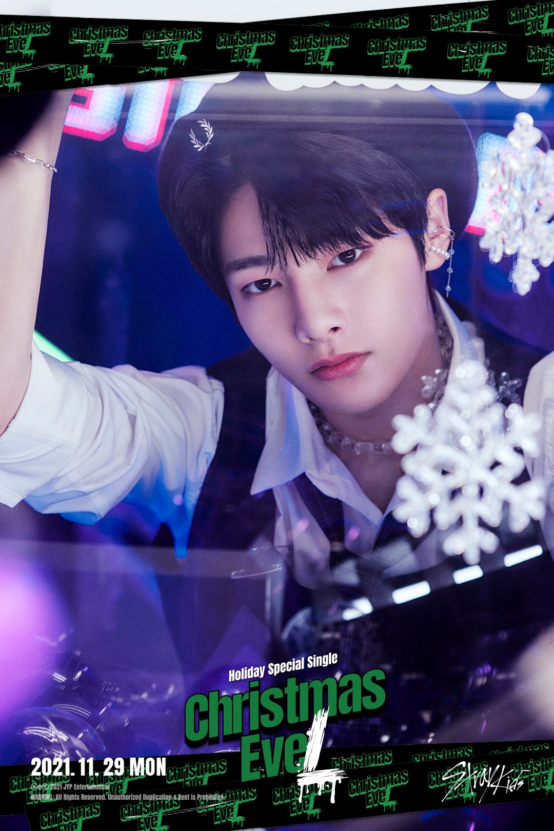 Stray Kids Christmas EveL Teaser Photo (HAN, Felix, Seungmin, I.N) (HQ HD)-Pop Database Dbkpop.com