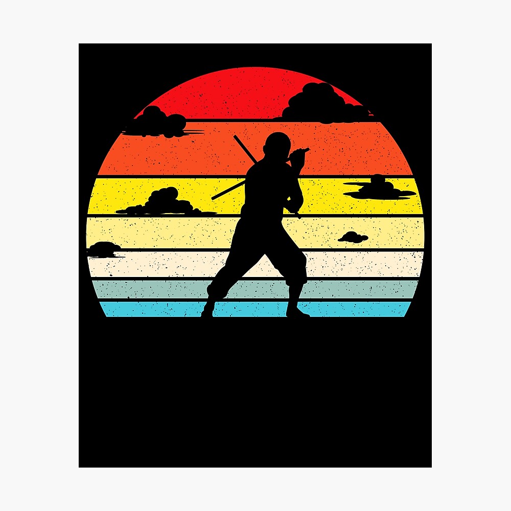 Sunset Arnis Kali Eskrima FMA Sparring with Escrima Sticks Poster