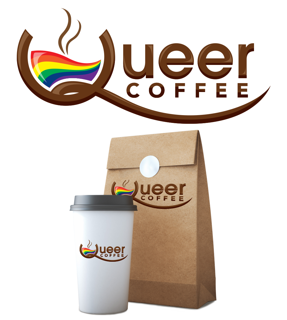 Queer Coffee Logo Design