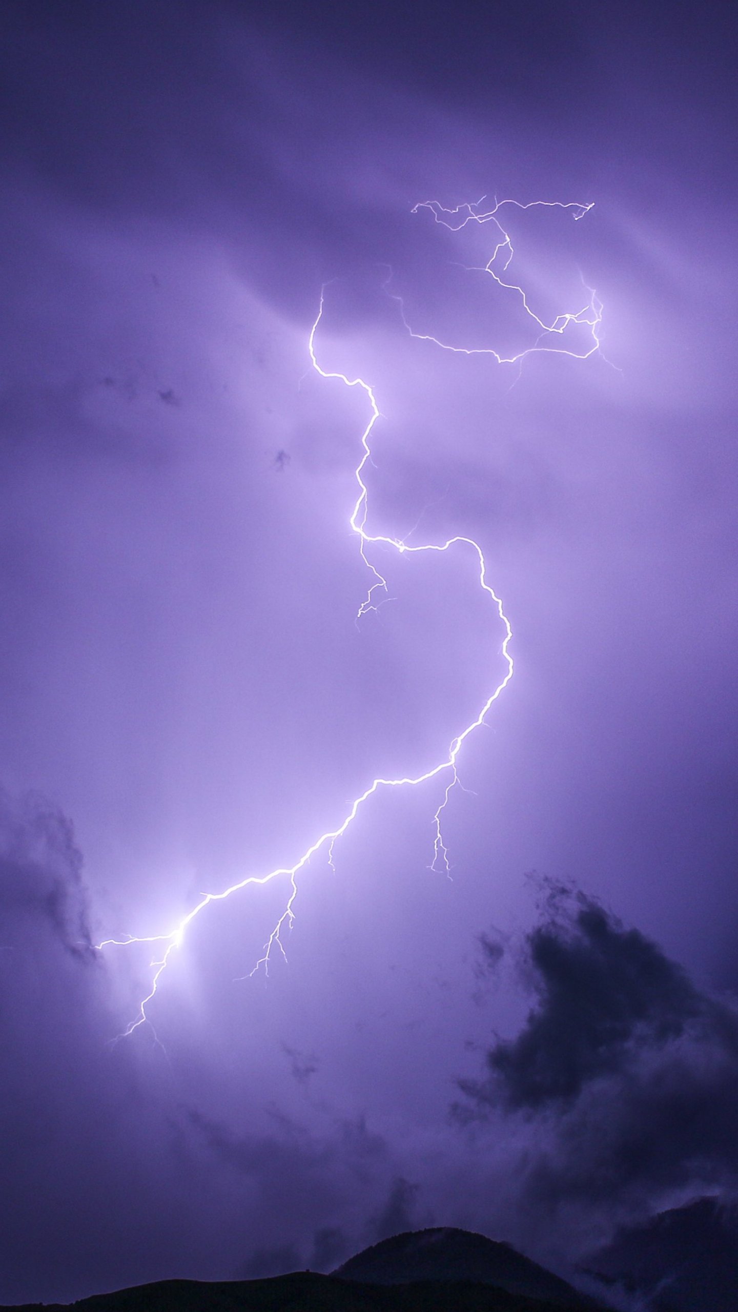 Free download Purple Lightning Wallpaper iPhone Android Desktop Background [1440x2560] for your Desktop, Mobile & Tablet. Explore Thunder and Lightning Wallpaper. Thunder and Lightning Wallpaper, Thunder Wallpaper, Lightning Background