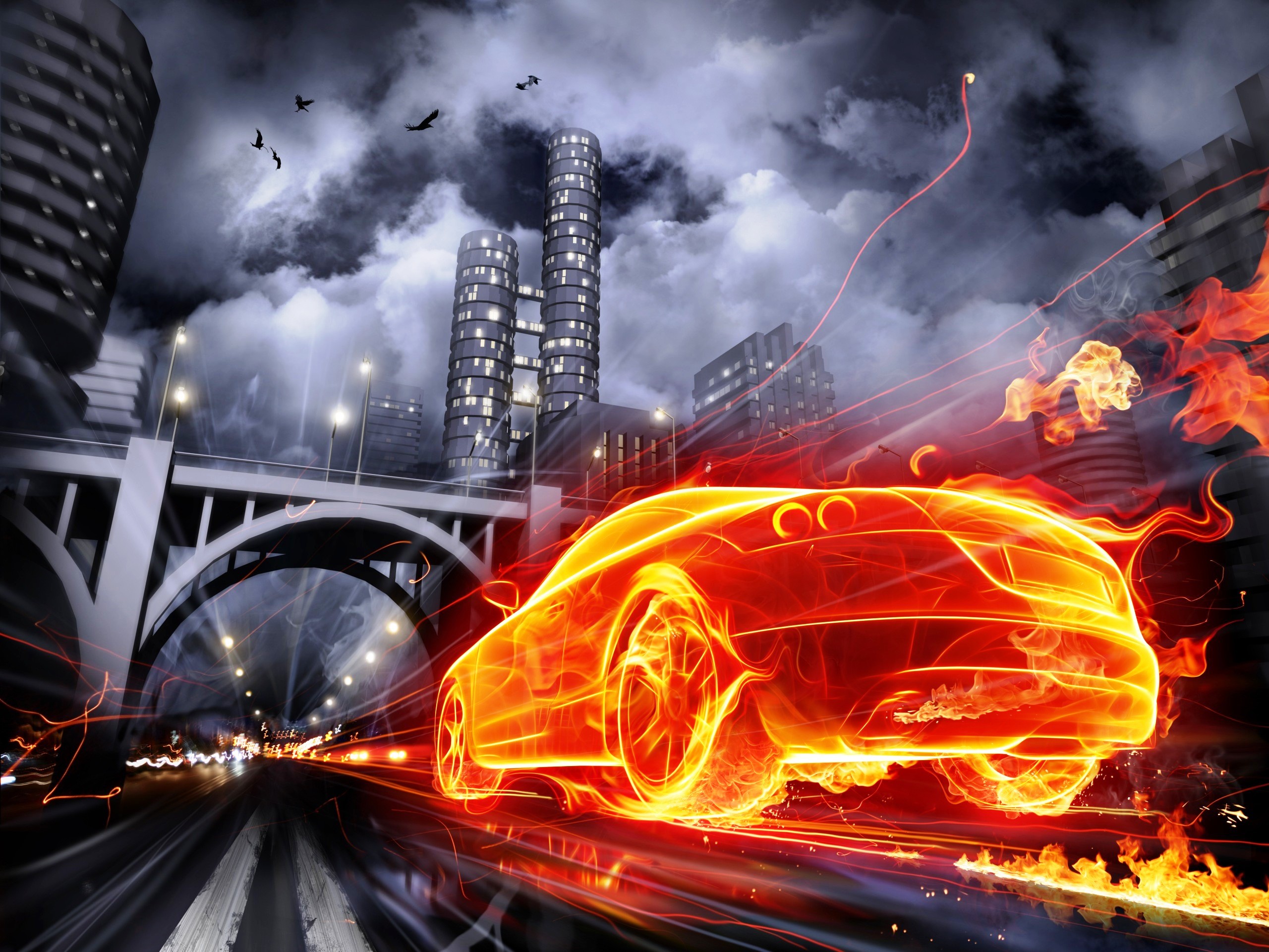 Hot car by Le Lan HD Wallpaper