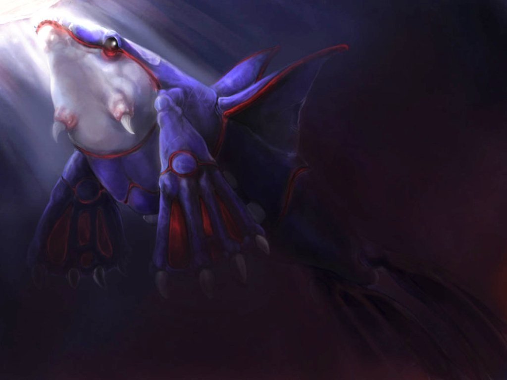 Realistic Kyogre by Leasheémon Wallpaper