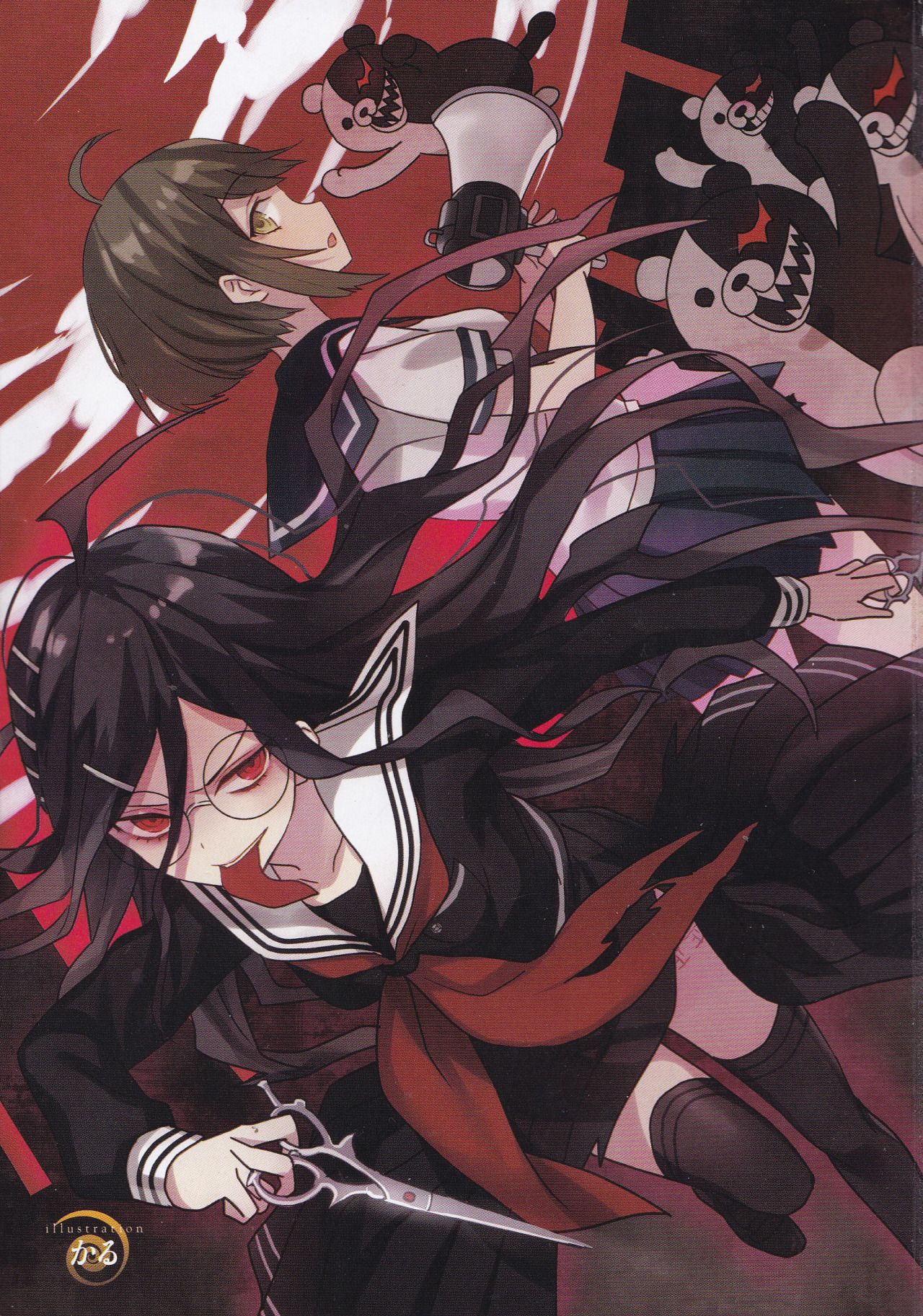 Genocider Syo and Komaru Naegi. Danganronpa Another Episode #monokuma #game #animeStyle. Danganronpa, Anime, Danganronpa characters