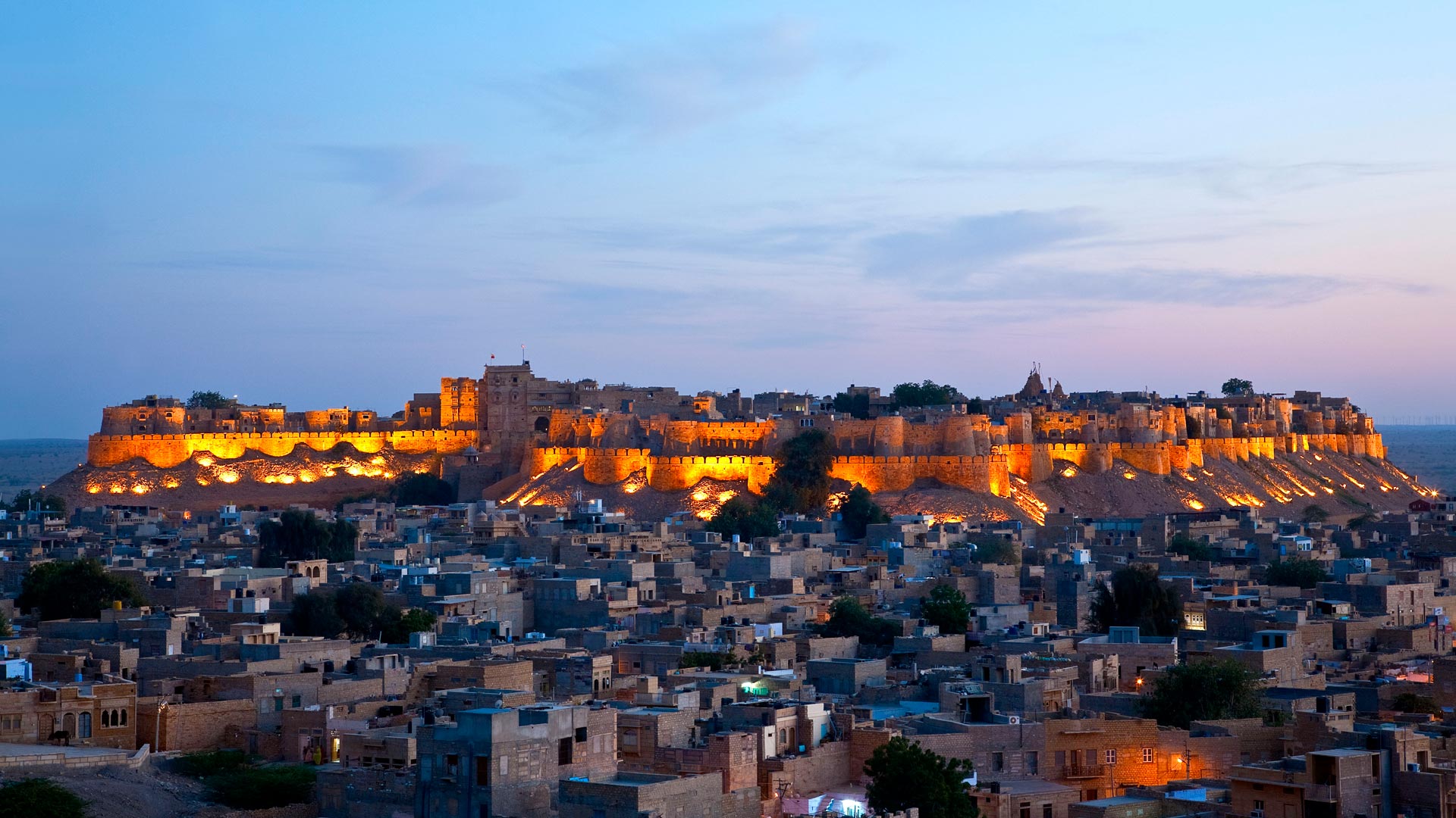 Fort Of Jaisalmer Rajasthan India