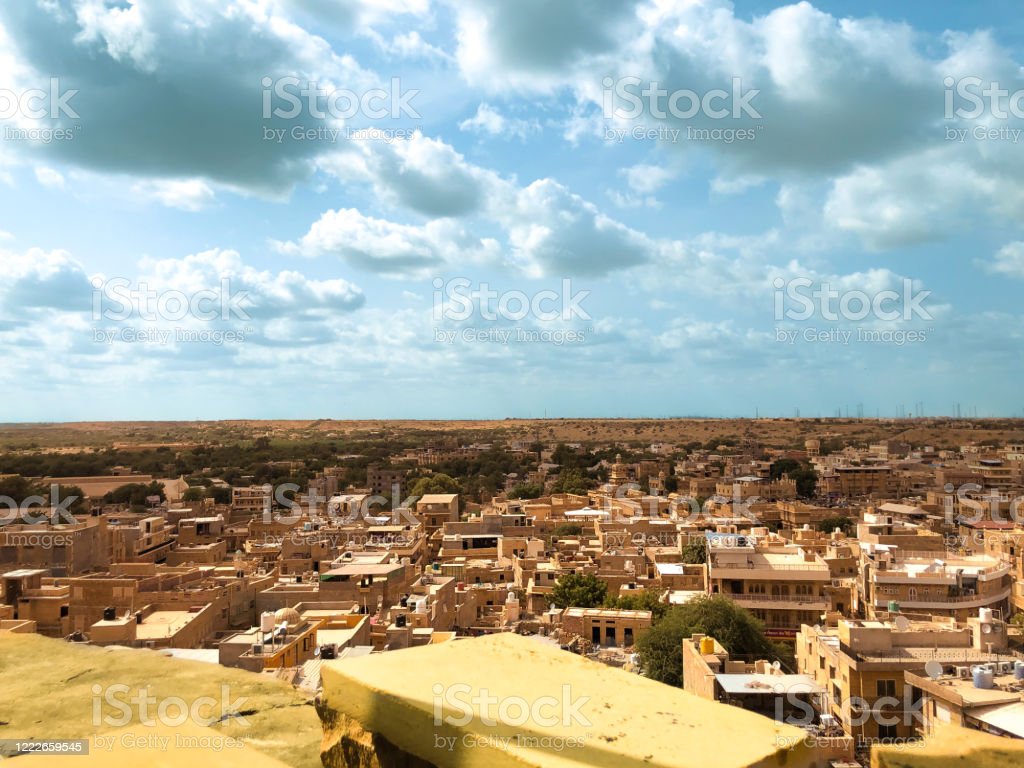 City View From Jaisalmer Fort Rajasthan Image Now