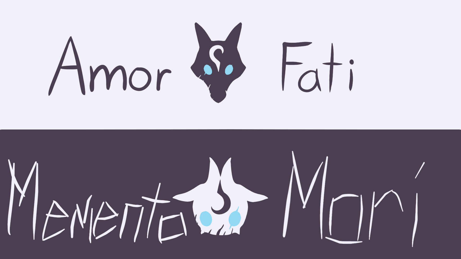 Memento mori amor fati wallpaper