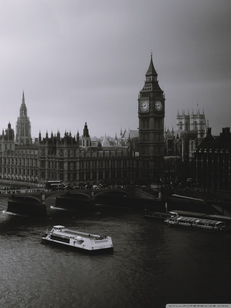 london wallpaper black and white, landmark, white, black and white, city, monochrome photography