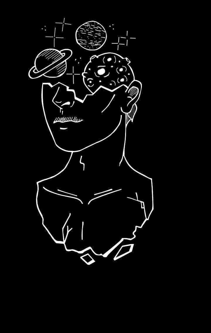 ART. Badass wallpaper iphone, Dark wallpaper, Line art drawings