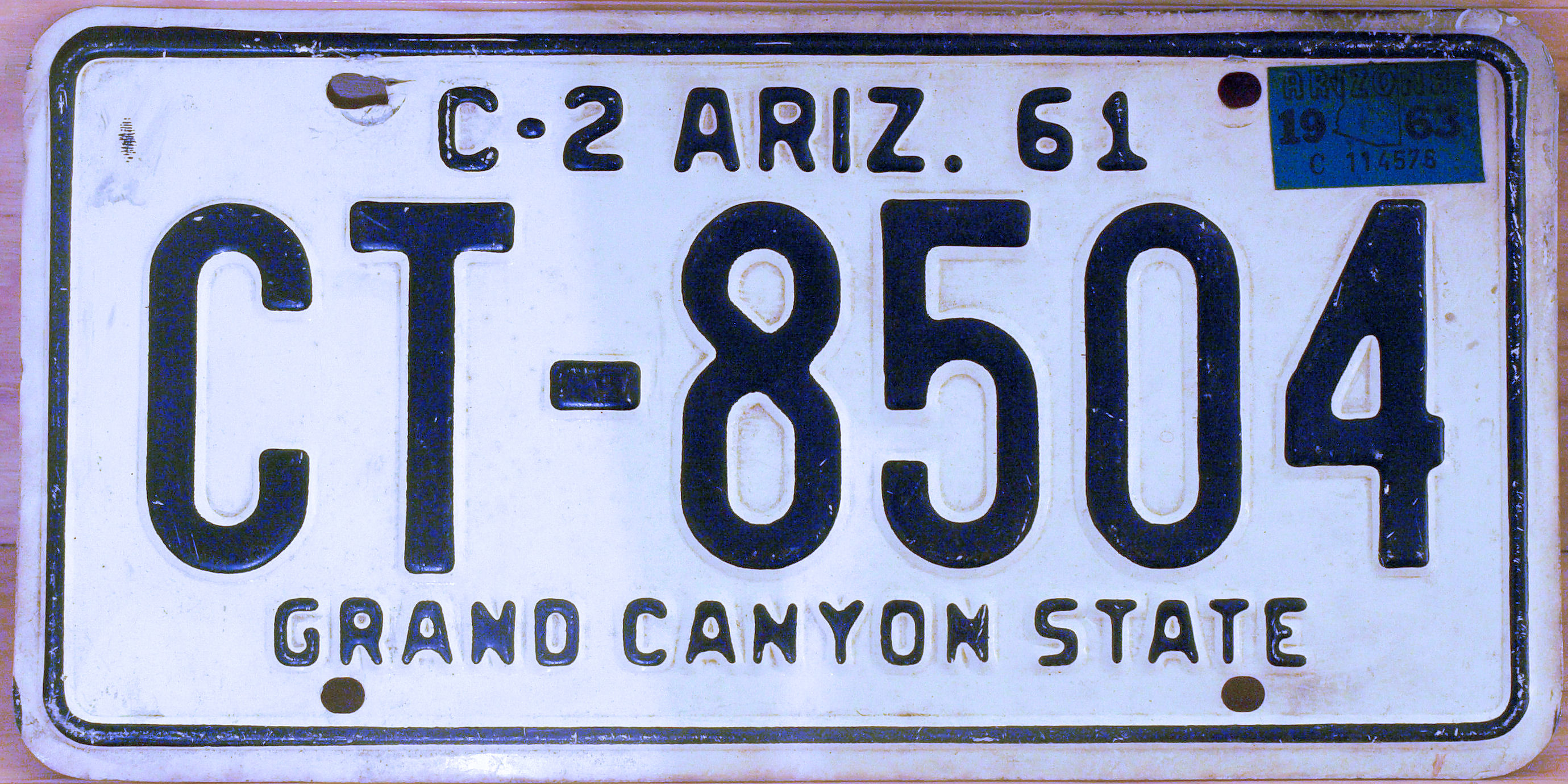 Arizona 1961 license