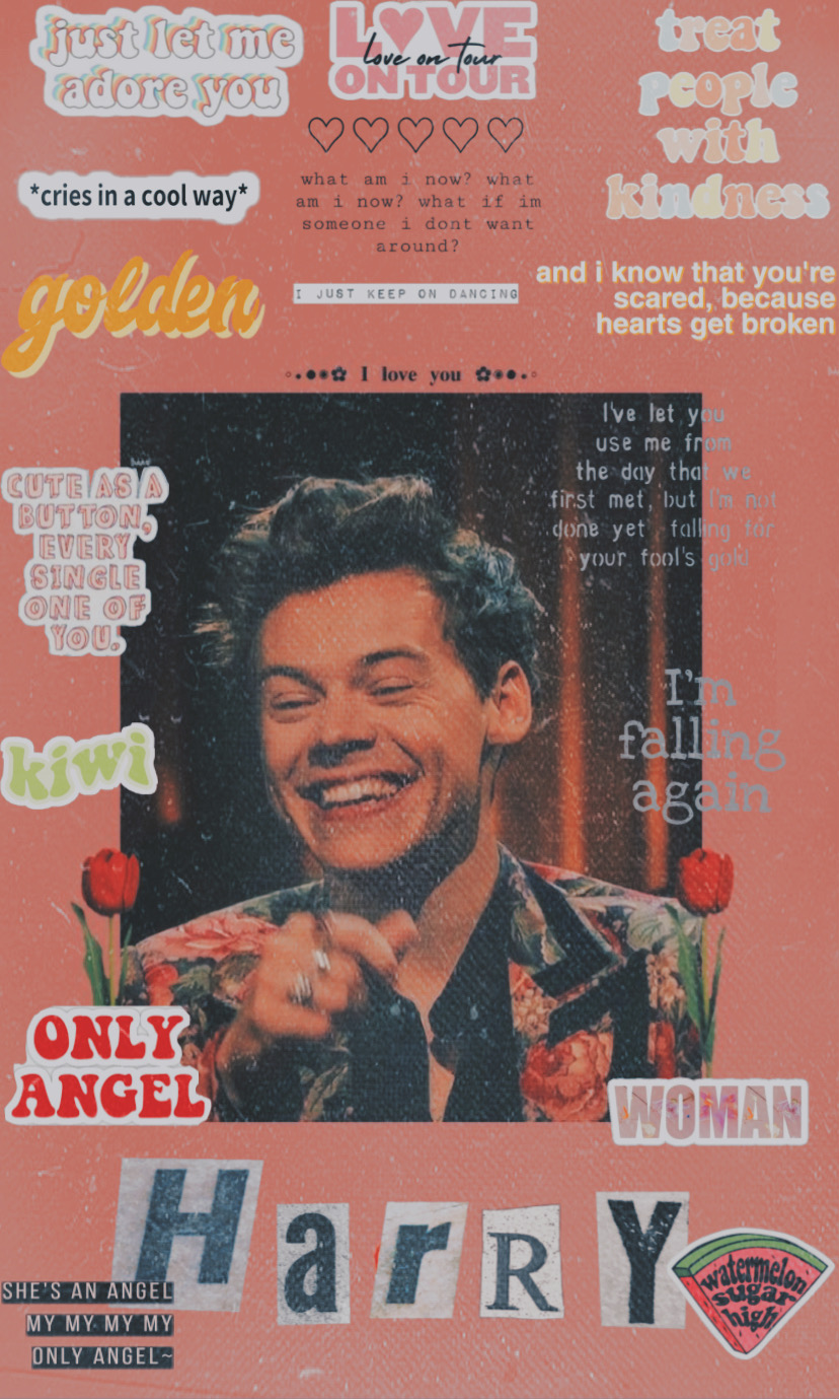 Made a Harry Styles wallpaper