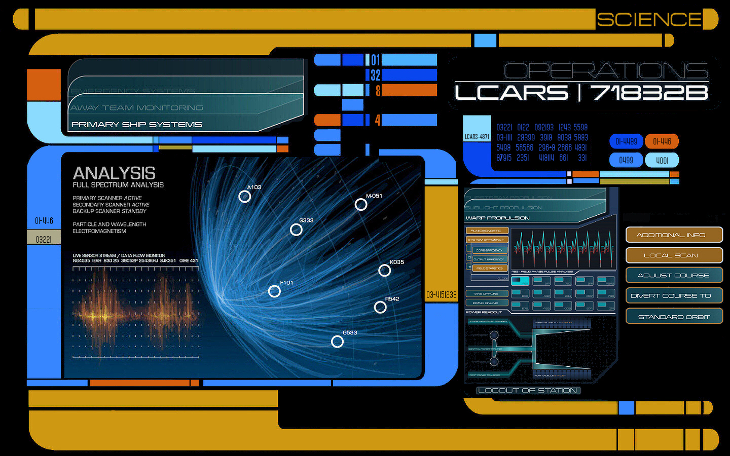 Lcars Star Trek Wallpaper:1440x900