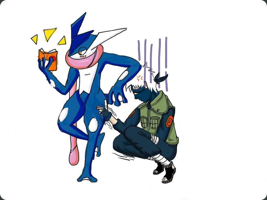 Greninja Likes To Read His Share Of Make Out Paradise (X Post From /r/ Pokemon)