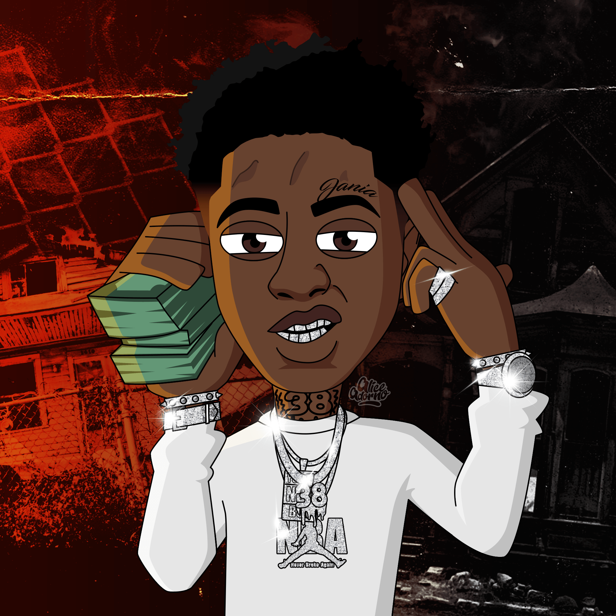 nba youngboy wallpaper, performance, entertainment, music artist, performing arts, fashion, music, singing, musician, stage, event