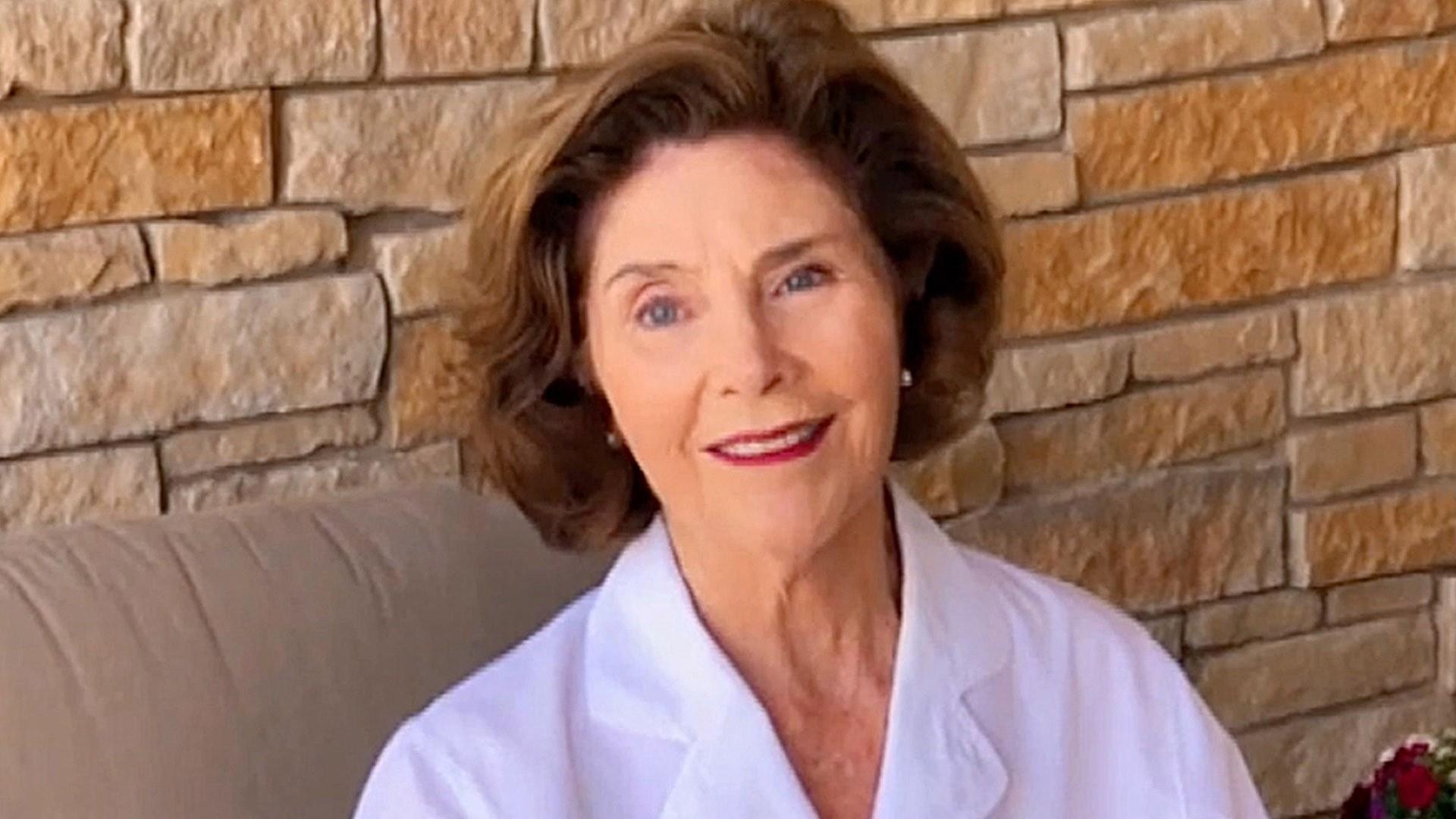 Laura Bush shares how she and George W. Bush are keeping busy in quarantine