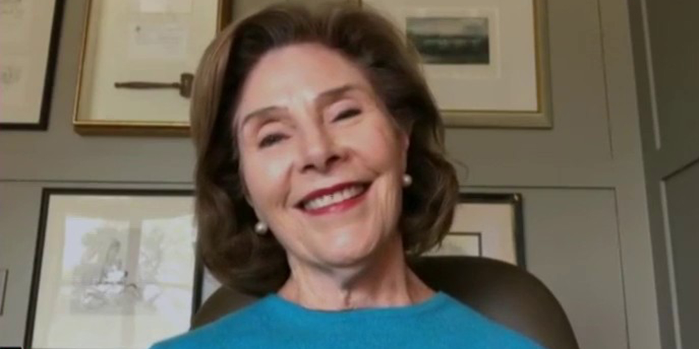 Laura Bush shares how she and George W. Bush are keeping busy in quarantine