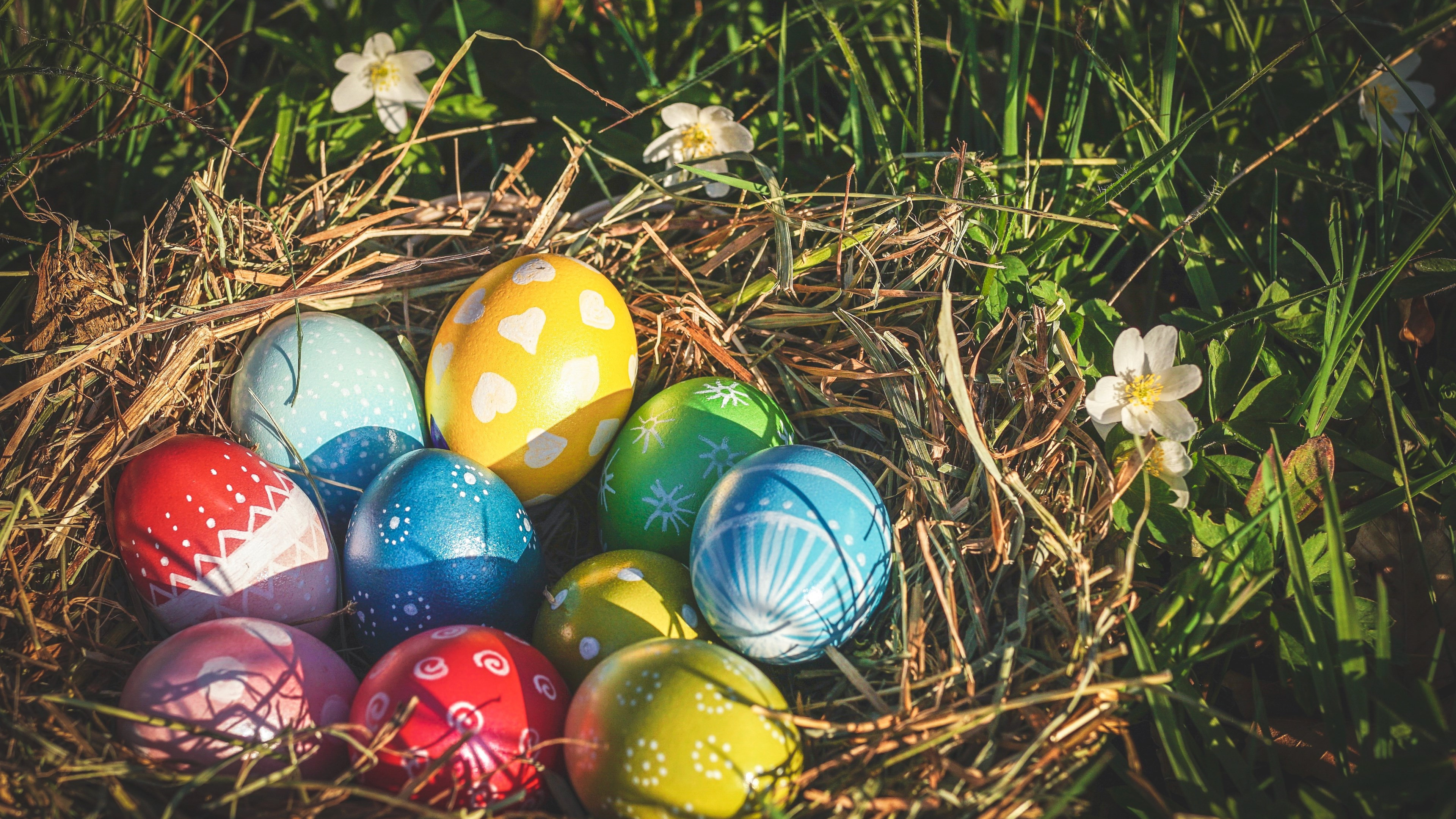 Download wallpaper: Easter eggs 2019 3840x2160