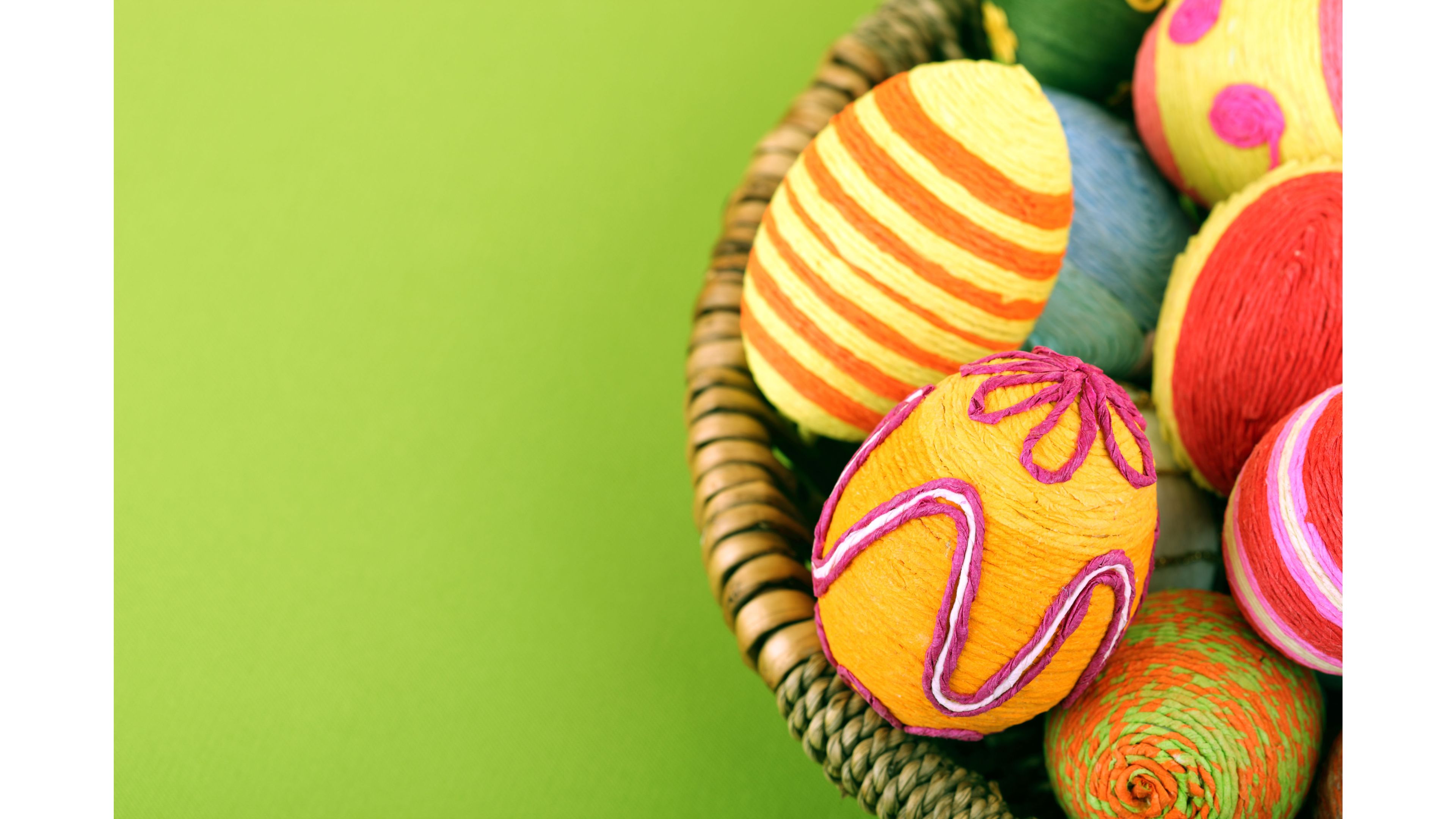 Simple Childrens Easter 4K wallpaper