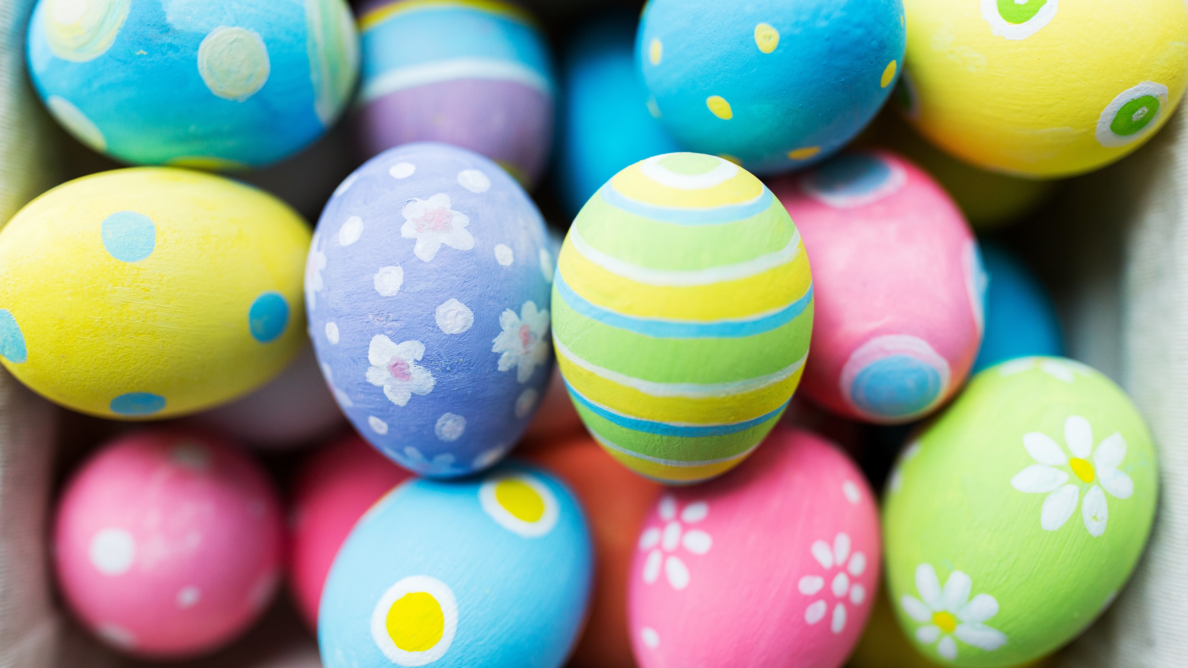 Wallpaper Colorful eggs, Easter 3840x2160 UHD 4K Picture, Image