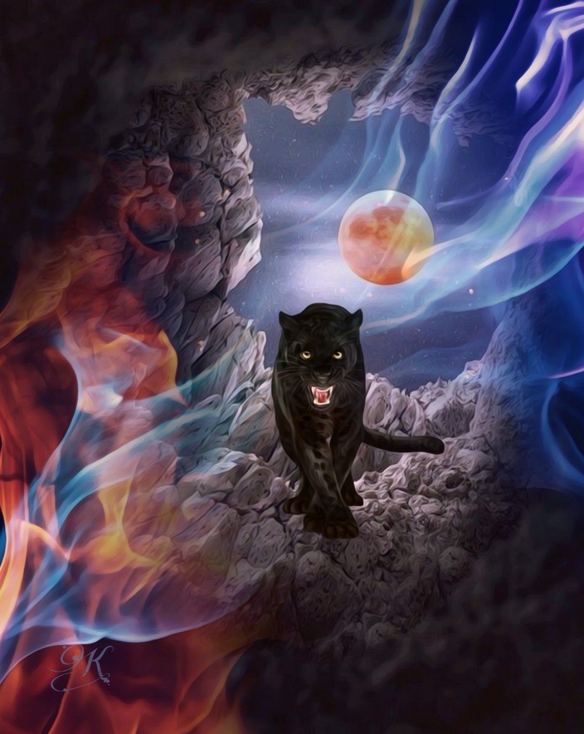 KG. Black panther cat, Animal spirit guides, Panther cat