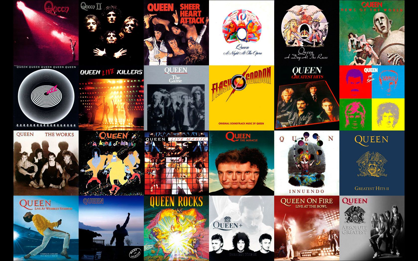 Music. Queen albums, Queen discography, Band wallpaper