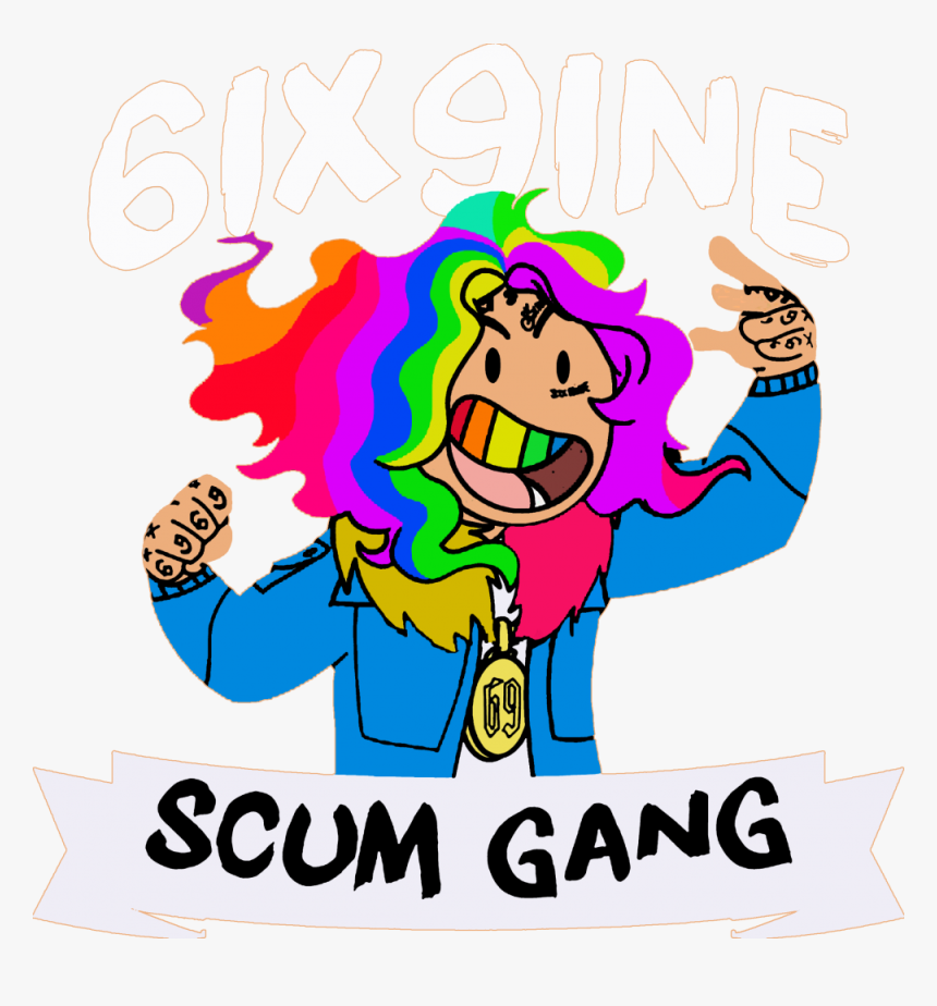 Transparent 6ix9ine Png Logo Scum Gang, Png Download
