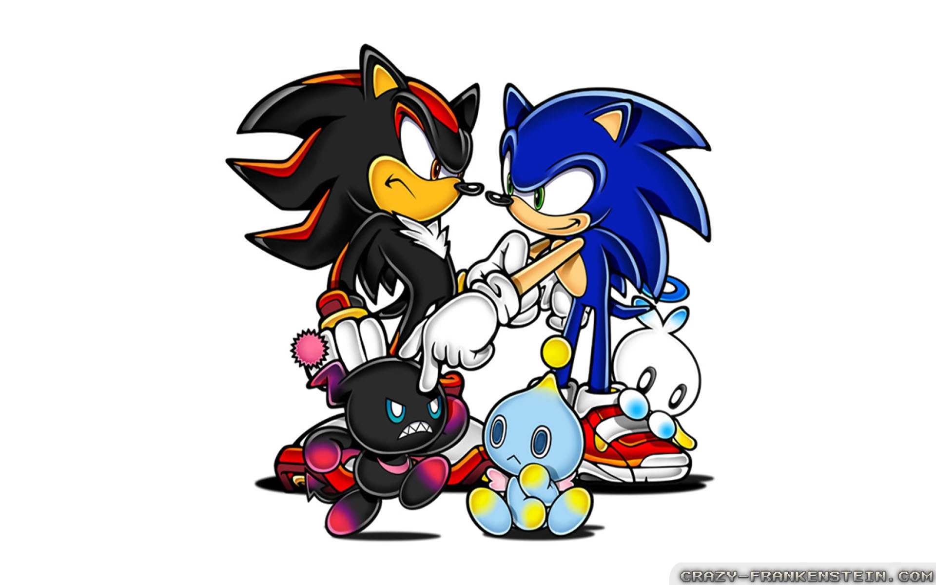 sonic and shadow wallpaper, cartoon, animated cartoon, sonic the hedgehog, fictional character, animation, illustration, fiction, graphic design, clip art, pokémon