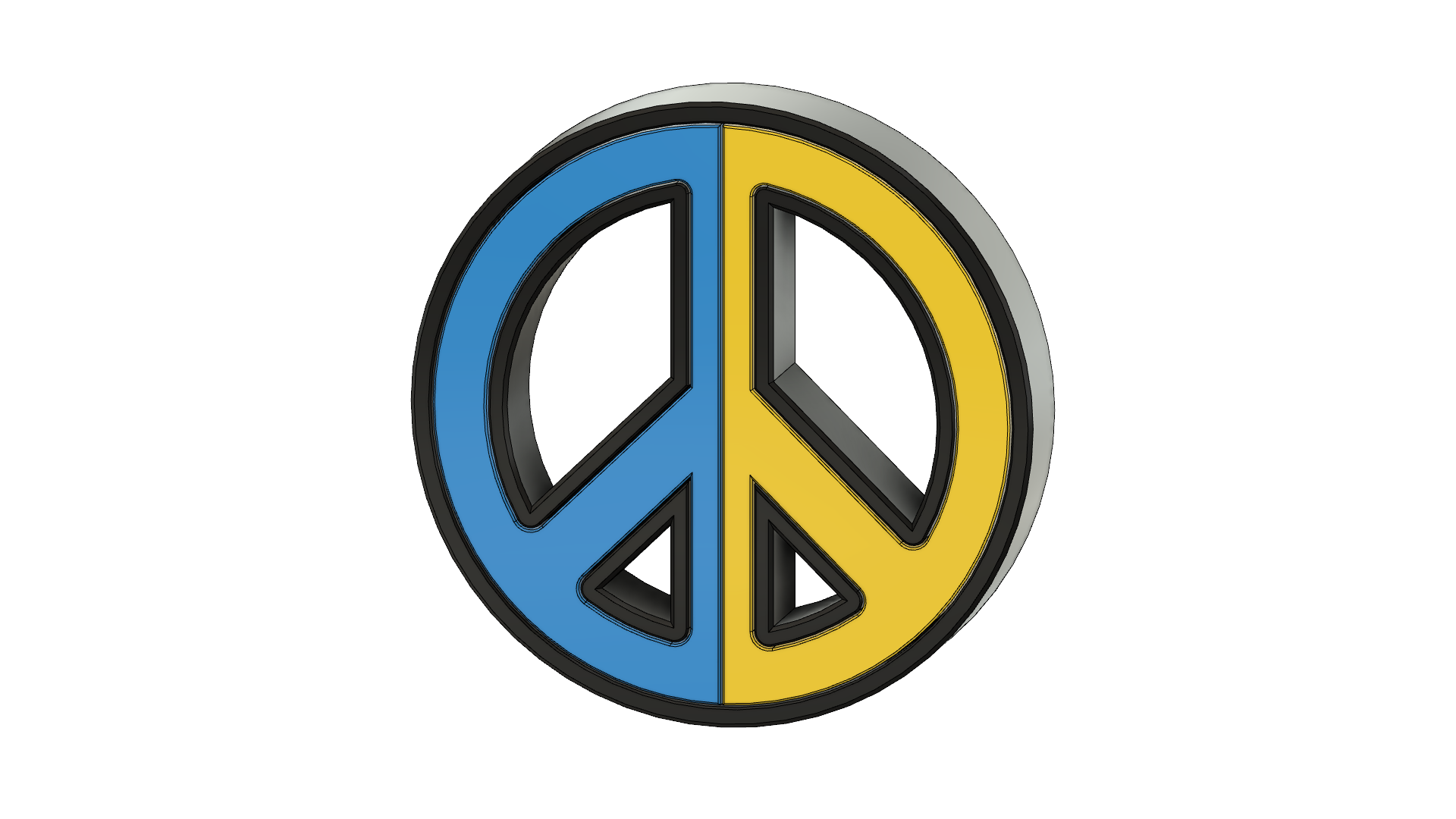 Download free STL file Peace Pray for Ukraine • Object to 3D print ・ Cults
