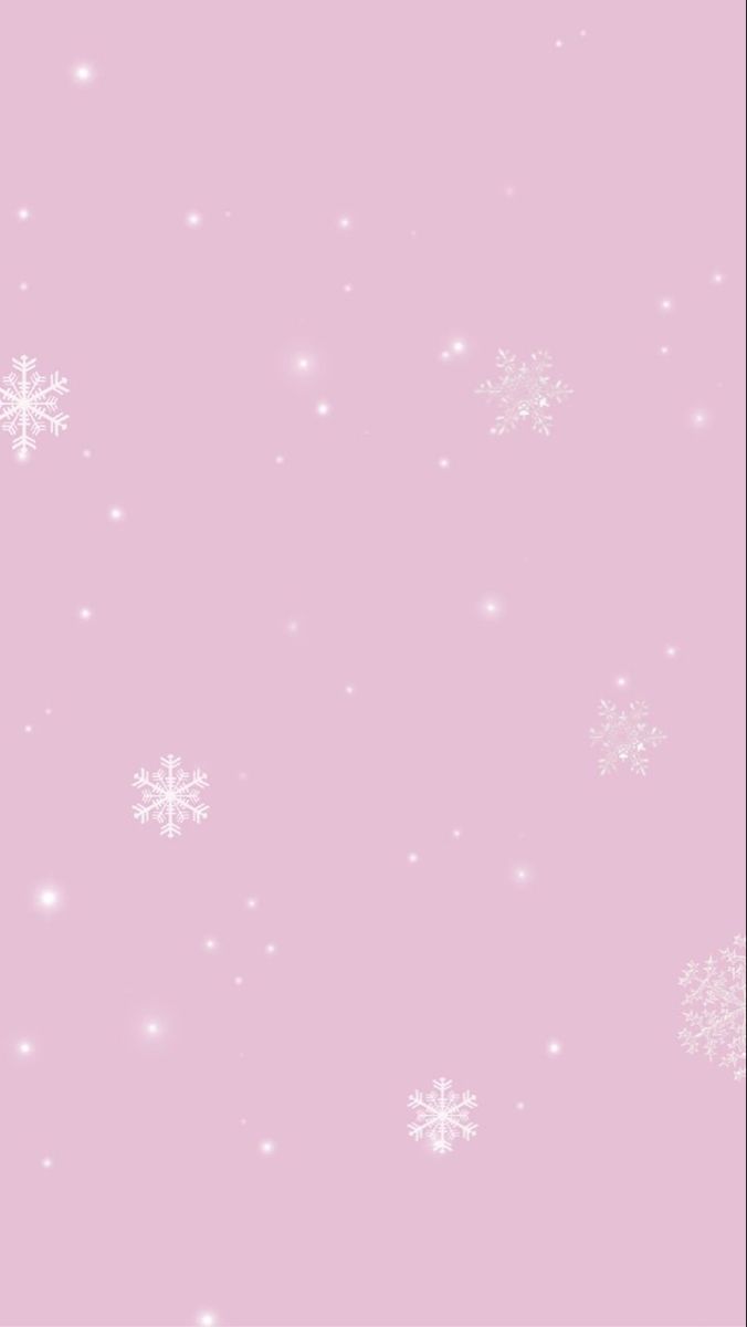 Pink snowflakes. Pink wallpaper background, Winter wallpaper, Wallpaper iphone christmas