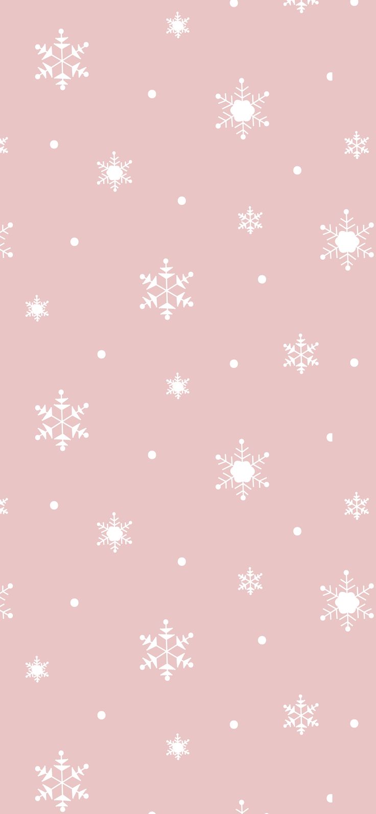 Cute Pink Snow Pattern iPhone Wallpaper. Christmas phone wallpaper, Wallpaper iphone christmas, iPhone wallpaper winter